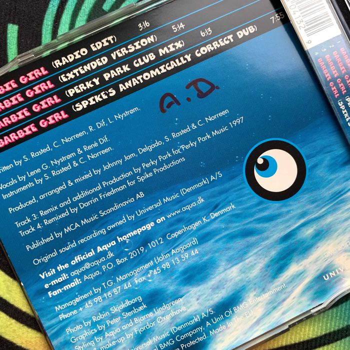 Aqua – Barbie Girl (Maxi-Single) 1997 Universal (Europe) ліц європ СД