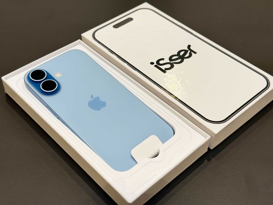 iPhone 17 256GB • 0 cykli • 100% BAT • RATY 0% • Niebieski • Gwarancja