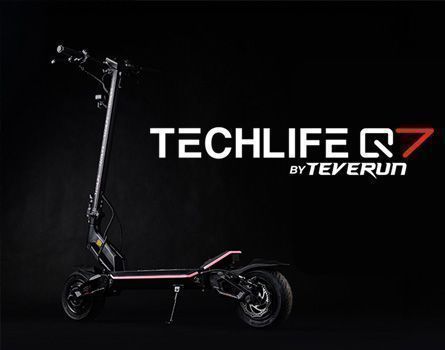 Hulajnoga elektryczna TECHLIFE Q7 Smart BMS Samsung IPX6 HYDRAULIKA 5A
