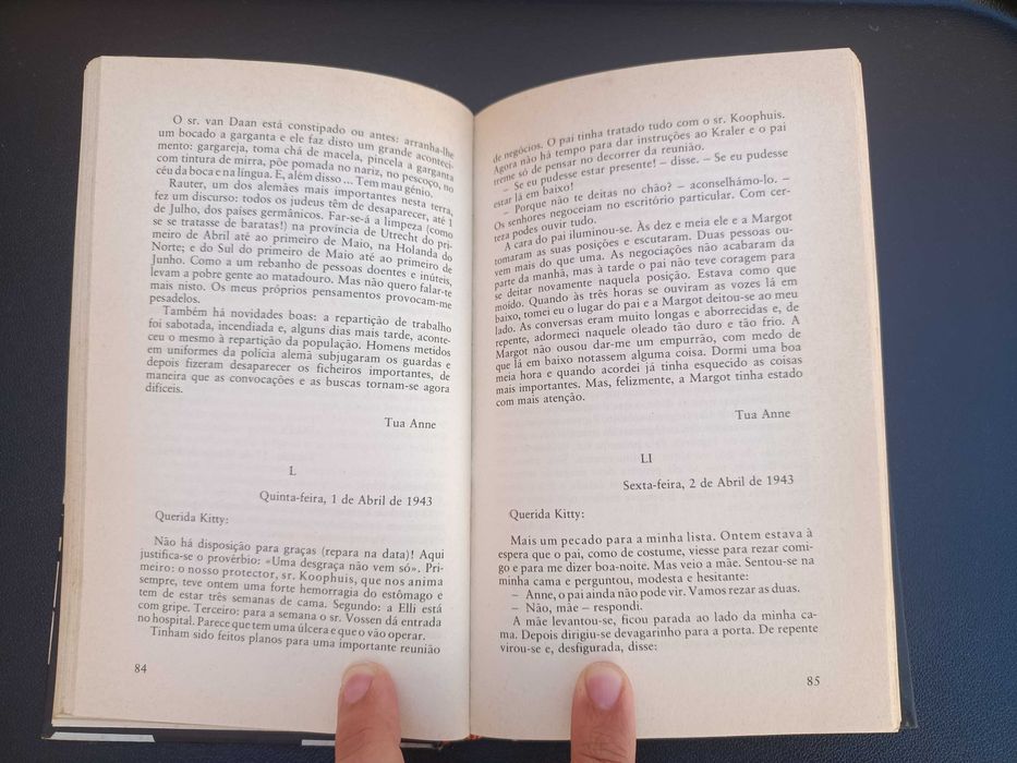 Livro "O Diário de Anne Frank", de Anne Frank