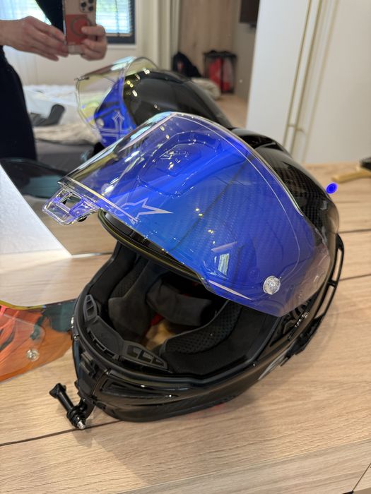 Wizjer kask alpinestars  supertech r10 niebieski