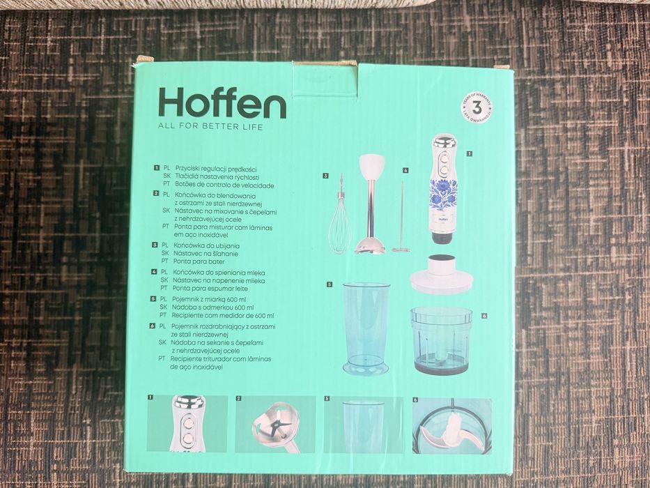 Blender ręczny 4 w 1 Hoffen