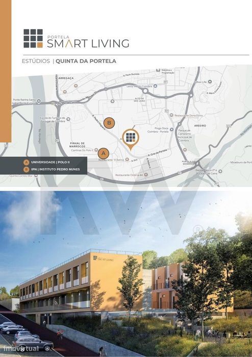 Apartamento T0 Novo com Lugar de Estacionamento na Quinta da Portela,