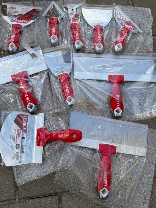 LEVEL5 zestaw noży / szpachli do gładzi karton-gips – nowe