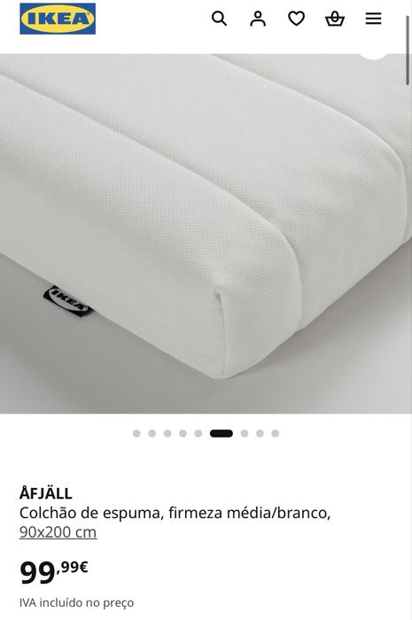 Vendo cama Ikea Hemnes + 2 colchoes com capa