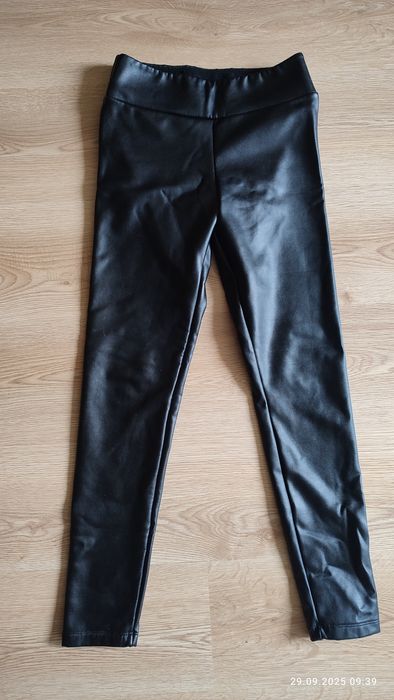 Штани шкіряні утеплені 152 зріст