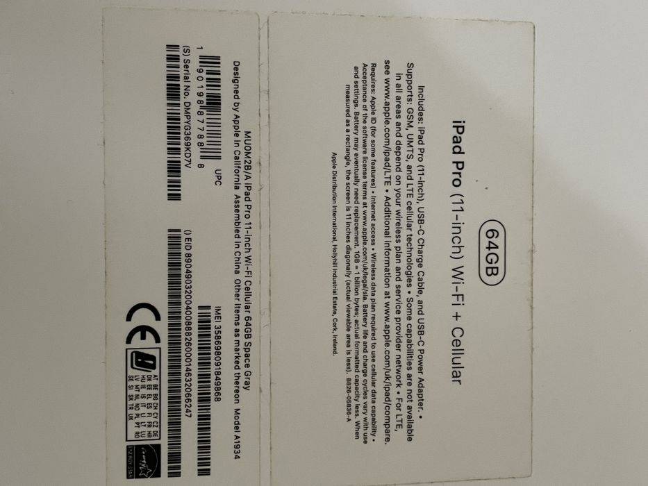 Ipad pro 11”.   - Apple