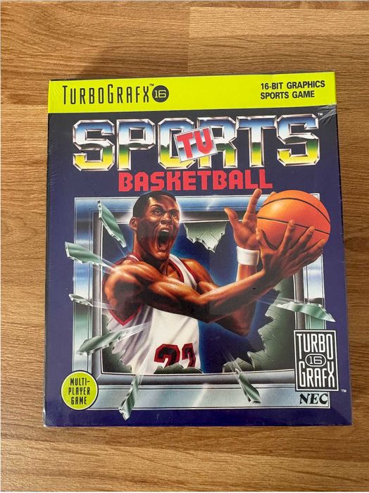 TV Sports Basketball (TurboGrafx-16) NOVO-SELADO