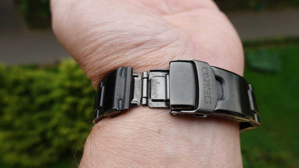 Zegarek SEIKO PROSPEX SOLAR DIVER All Black - męski - jak nowy - gwarancja do 03.2028