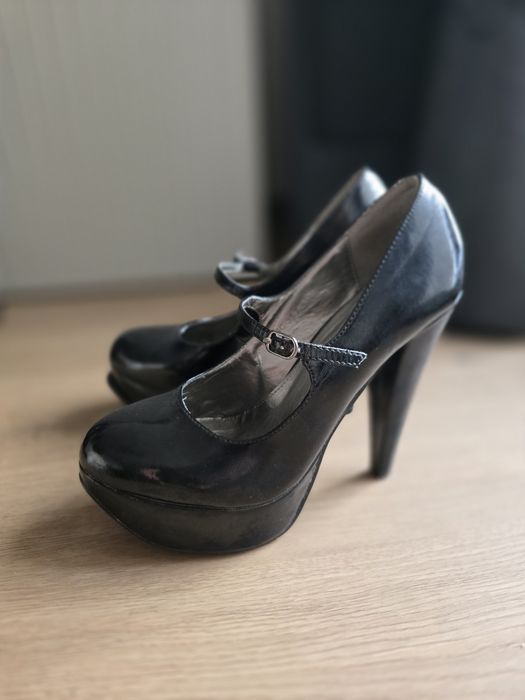 Szpilki lakierowane, unikat, burleska 13cm, rozmiar39