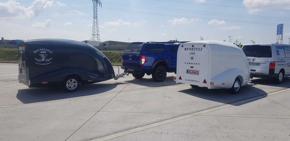 Причіп/причеп для мотоцикла AERO LORGANO-Pragmatec 750-1500 кг