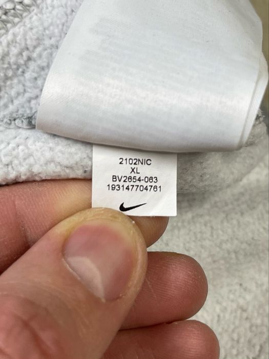 Nike кофта толстовка XL размер балахон серая