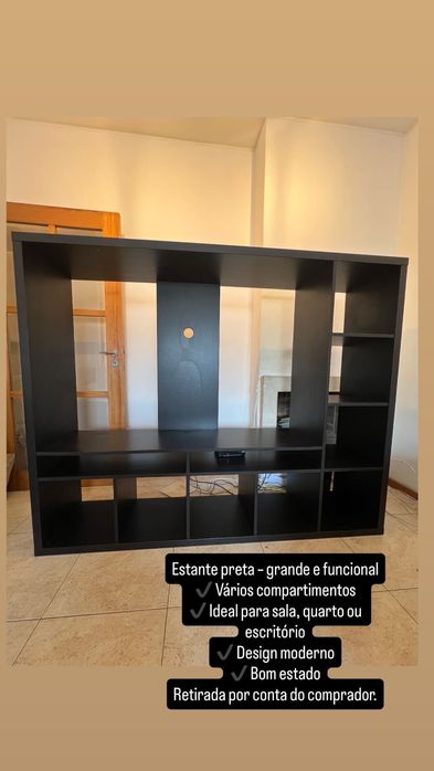 Estante preto / cafe