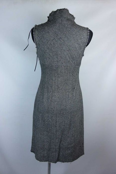 Topshop grubsza sukienka midi z wool 10 / 36