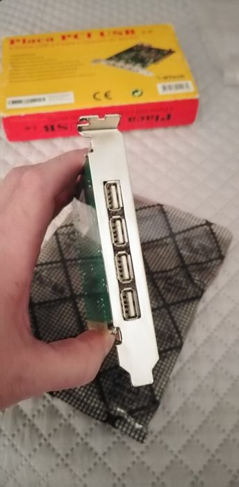 Placa PCI com 6 USB 2.0 NTech64551529427971122