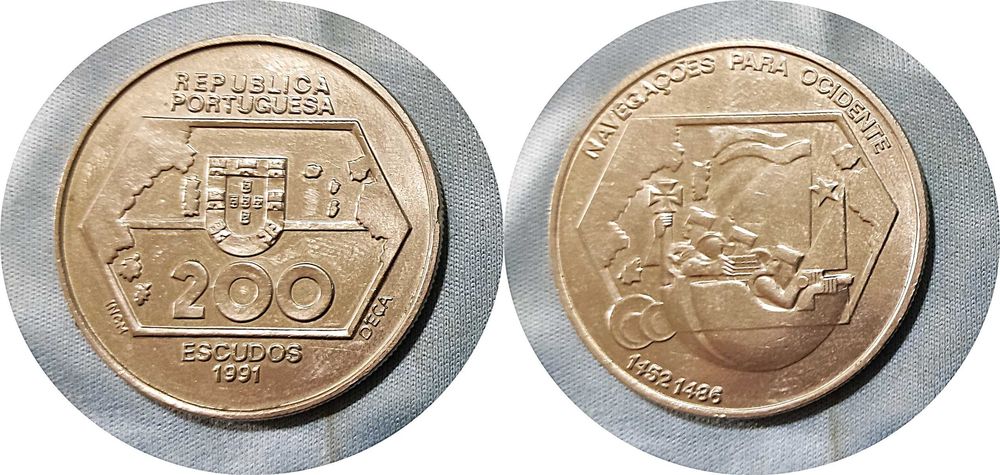 Moedas de 200 escudos Portugal