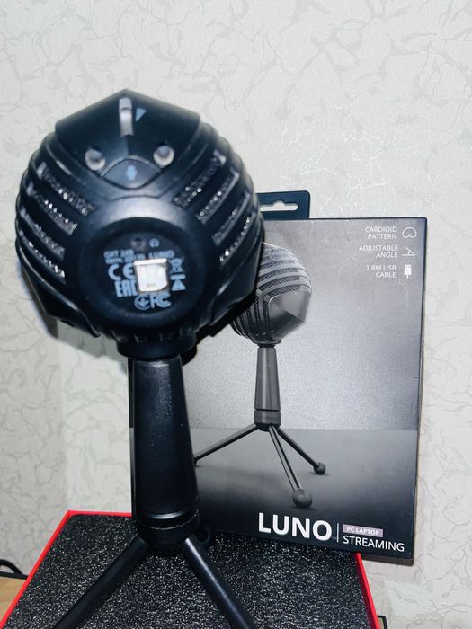 Комплект:Мікрофон геймерський TRUST GXT 248 Luno USB+POP фільтр