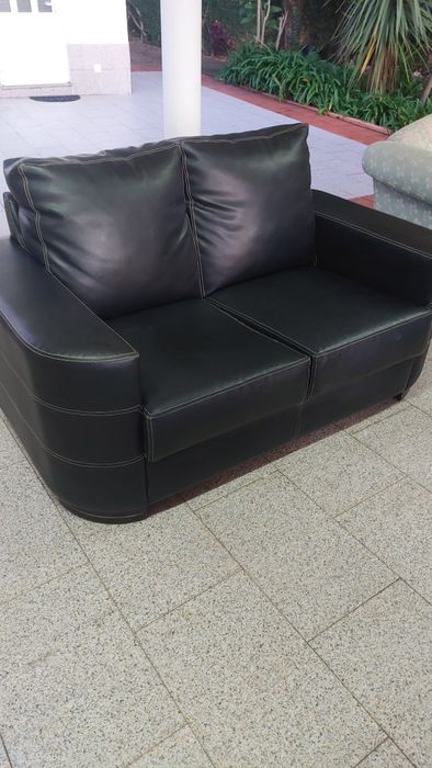 Sofás em pele genuina como novo