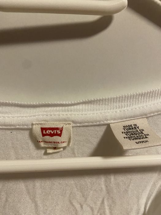 bialy t-shirt levis