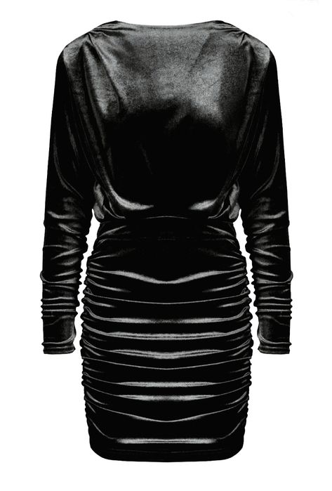 Czarna sukienka  satynowa  roz. S/M marszczona