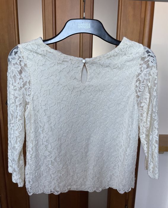 koronkowa bluzka hm