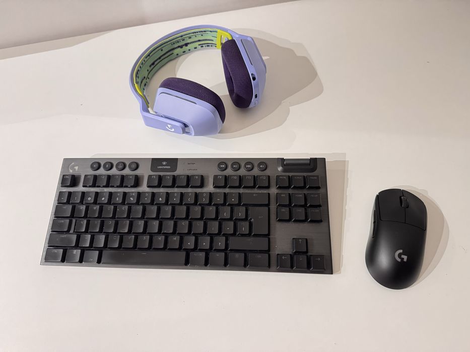 Klawiatura myszka sluchawki logitech. Okazja !!