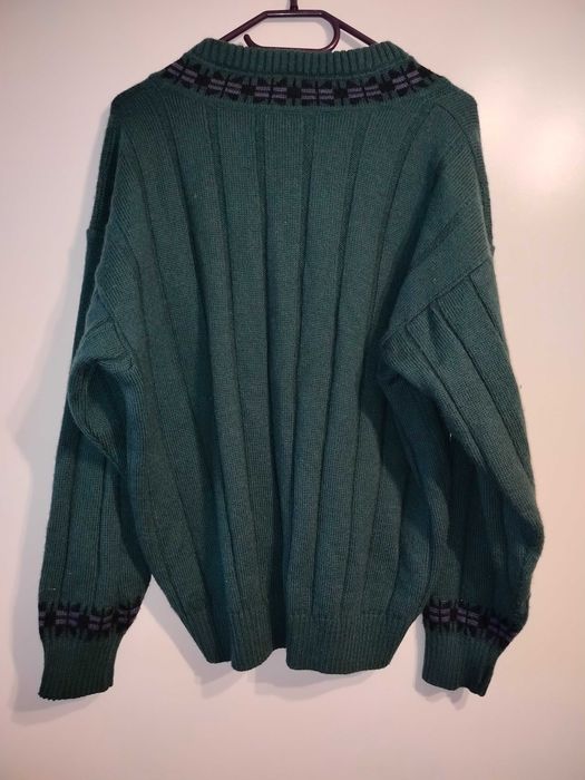 Sweter Lacoste wełna moher akryl L