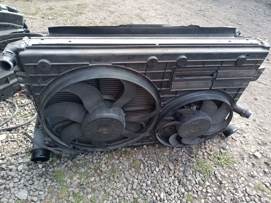 Chłodnice wentylatory VW passat b6 fl 2.0tdi cr komplet