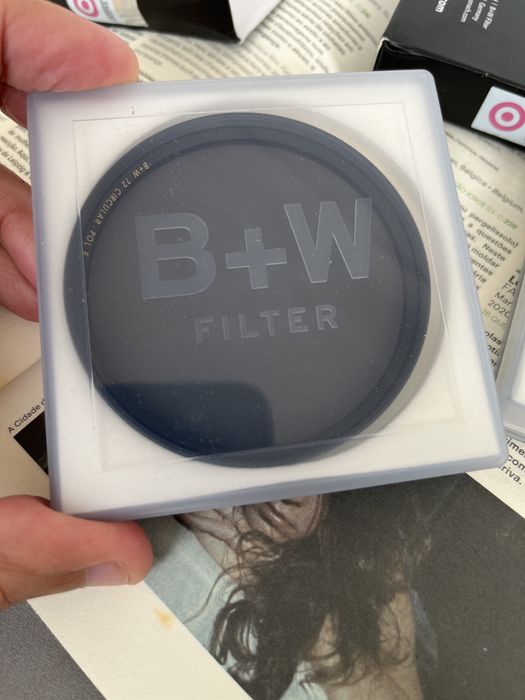 Filtros BW 72mm UV e polarizador