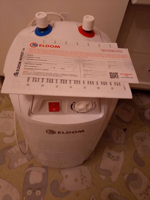 Водонагрівач eldom 10 л