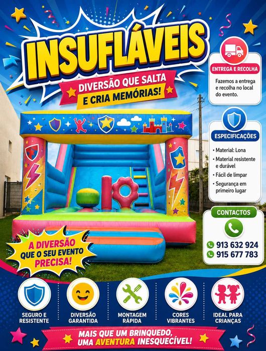 Aluguer de insufláveis