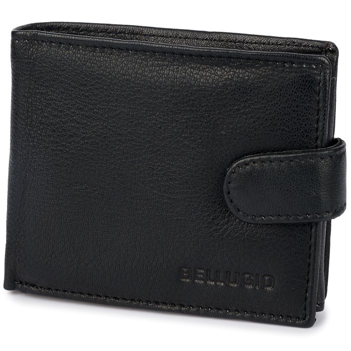 portfel męski skórzany riki 035 - czarny