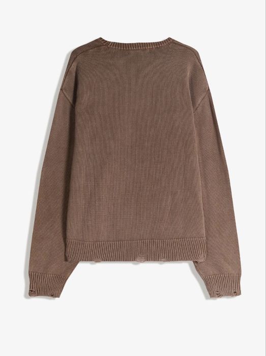 Коричневий светр bershka