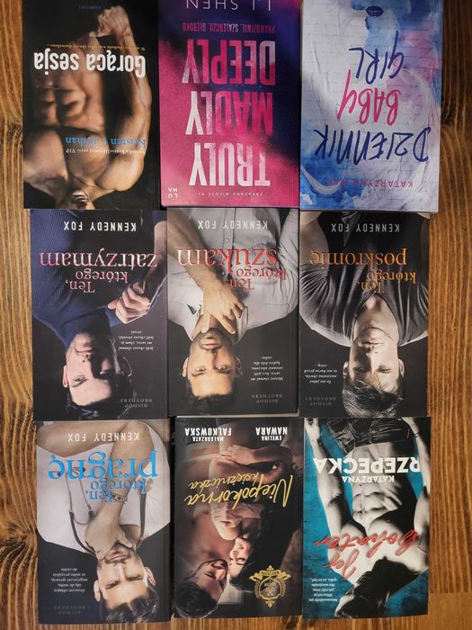 Książki dla kobiet,  erotyka 18 sztuk