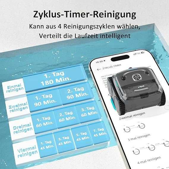 Odkurzacz do basenu WYBOT C2 Vision bezprzewodowy 65 W