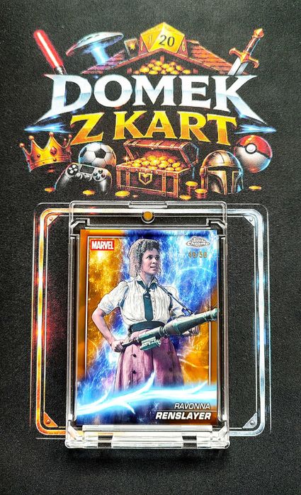 Karta Topps Chrome Marvel - Ravonna Renslayer - Loki - Limit /50 Gold