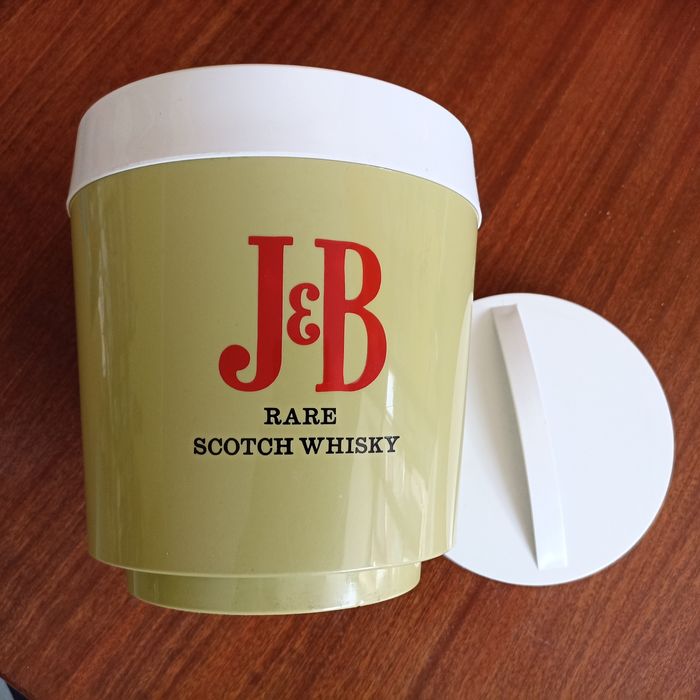 Balde de gelo publicitário J&B Rare Scotch Whisky 2 litros