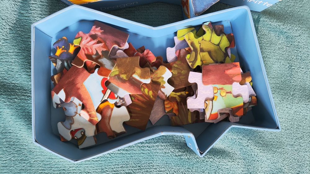 Puzzle Djeco, Cavaleiro com Dragão, 36 Peças