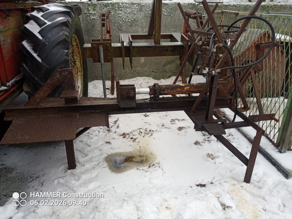 Łuparka hydrauliczna do drewna do traktora