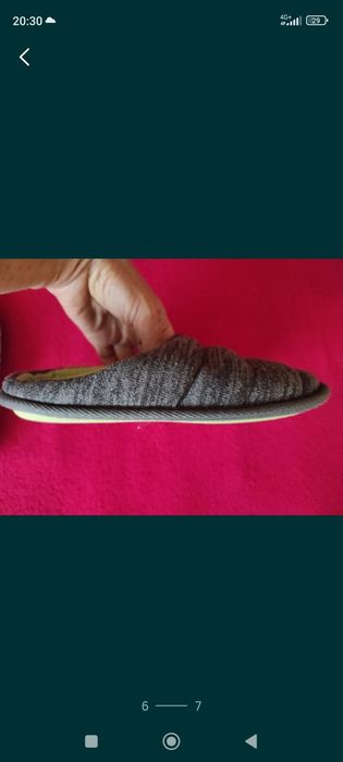 Практически новые удобные тапочки  HsM  по стельке 19см. Англия