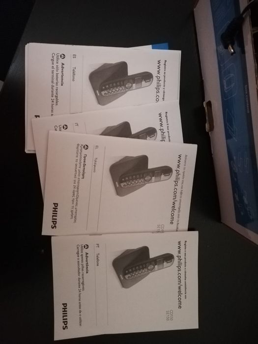 Telefone sem fios duo philips
