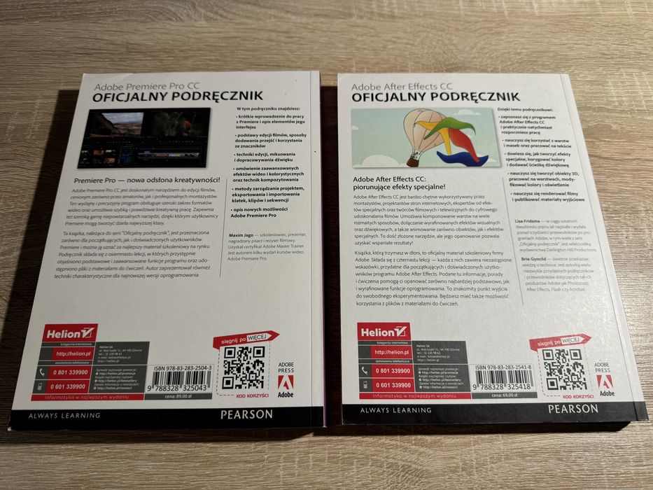 Premiere Pro, After Effects CC Oficjalny Podręcznik Helion