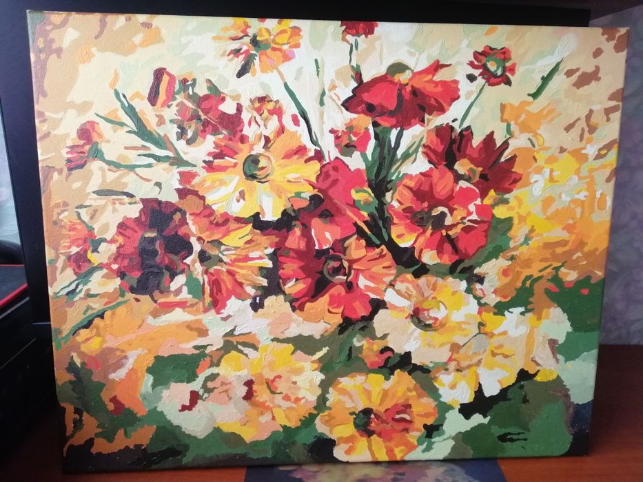 Квіти, картина розмір 40*60