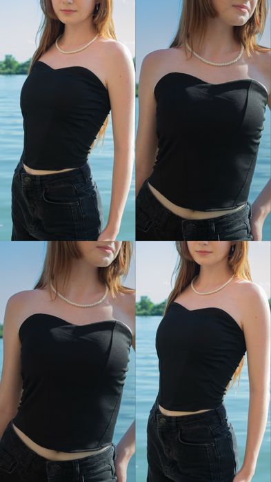 Корсет чорний універсальний