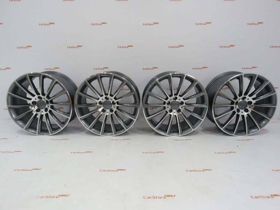 Jantes Look Mercedes Turbine 19 8.5 et 42 + 9.5 et45 5x112 Antracite