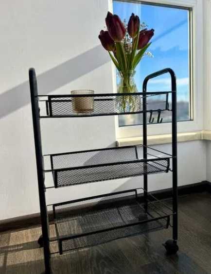 Етажерка для салону краси на колесах