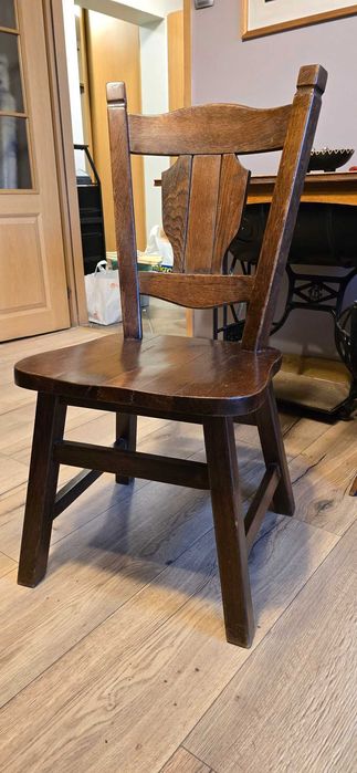 Stół + 4 krzesła z litego drewna