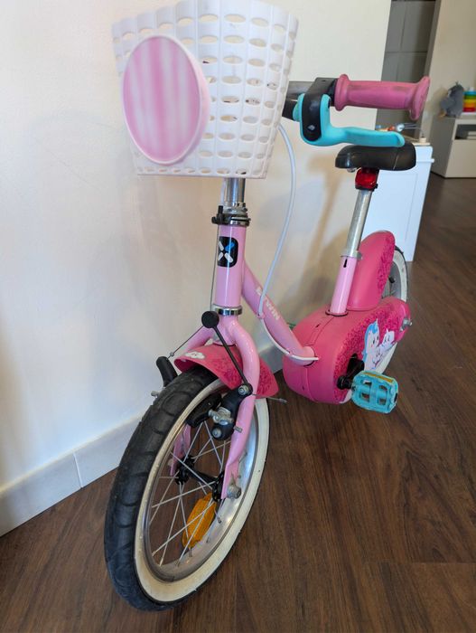 Bicicleta 14 Polegadas Criança Btwin Unicorn 3-5 anos