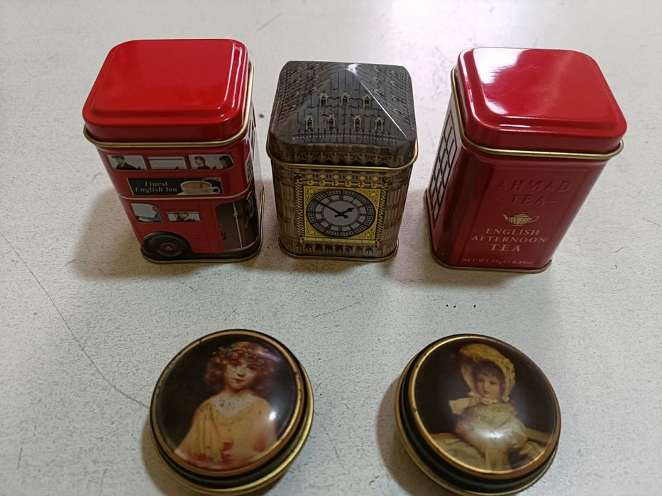 Lote de 5 caixas antigas anos 90