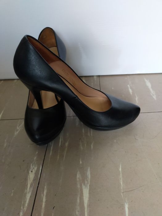 Szpilki skórzane Badura 36/23 cm jak nowe